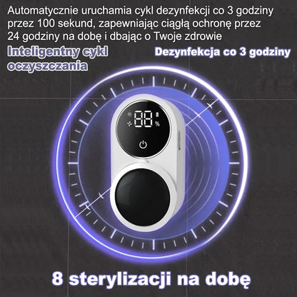 Dentidock™ – Ścienny Uchwyt na Szczoteczki do Zębów z Czujnikiem Podczerwieni i Cyfrowym Wyświetlaczem